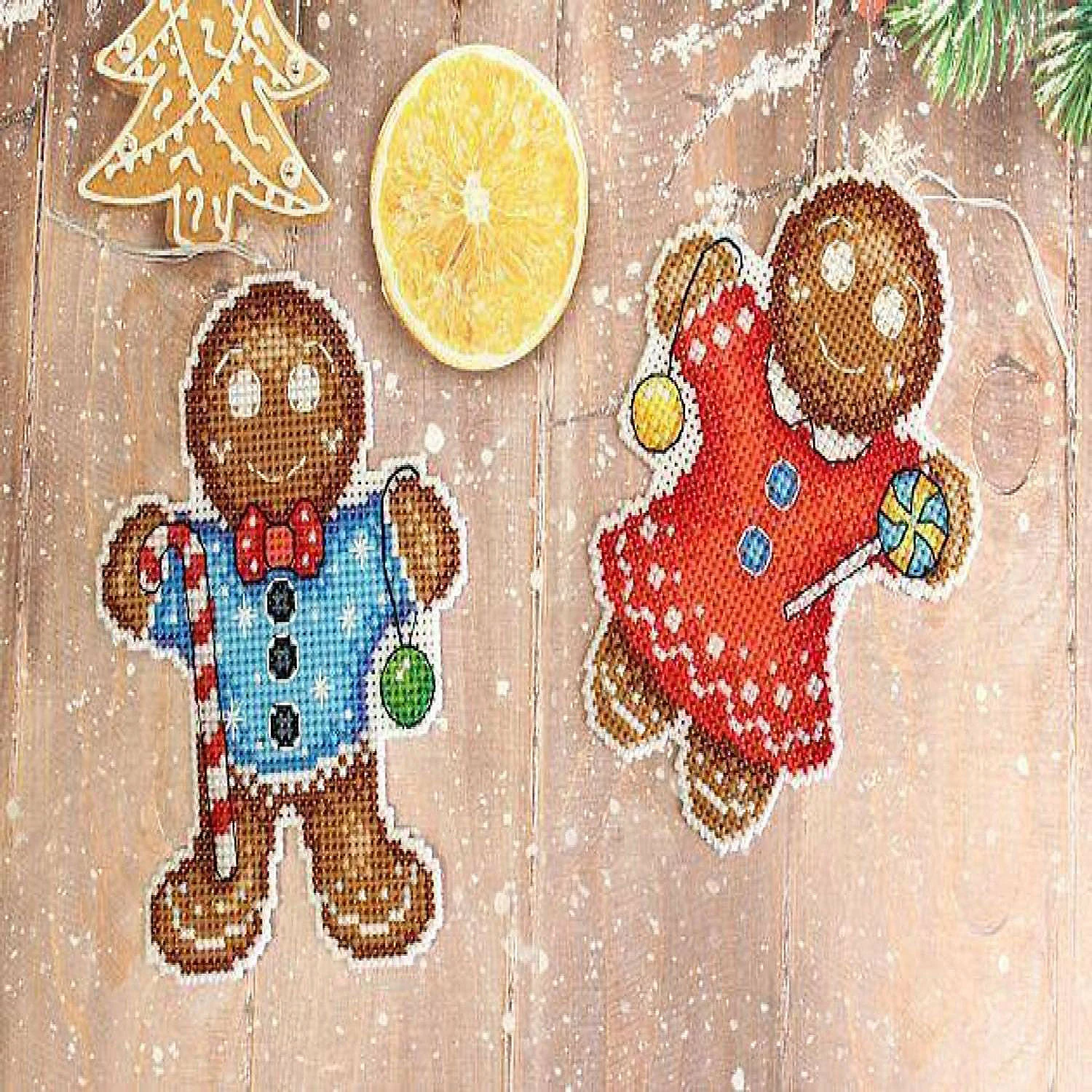 Best Pirce โค๏ธ MP Studia - Gingerbread Man SR-582 Plastic Canvas Counted Cross Stitch Kit ๐ 4 Best Pirce โค๏ธ MP Studia - Gingerbread Man SR-582 Plastic Canvas Counted Cross Stitch Kit ๐ - Image 2