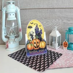 Budget 🤩 MP Studia - Postcard 💀 Halloween SR-586 Plastic Canvas Counted Cross Stitch Kit 🌟 -Crafts For Her Shop mp studia postcard halloween sr 586 plastic canvas counted cross stitch kit14191478 a02NOWA