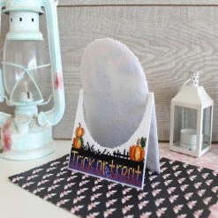 Budget 🤩 MP Studia - Postcard 💀 Halloween SR-586 Plastic Canvas Counted Cross Stitch Kit 🌟 -Crafts For Her Shop mp studia postcard halloween sr 586 plastic canvas counted cross stitch kit14191478 a03NOWA