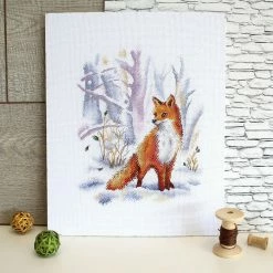 New ๐ MP Studia - Winter Forest Mistress SNV-754 Counted Cross Stitch Kit ๐ฅ