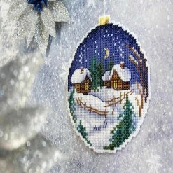 Cheapest ⌛ MP Studia - Winter Landscape P-331 / SR-331 Plastic Canvas Counted Cross Stitch Kit 🤩 -Crafts For Her Shop mp studia winter landscape p 331 sr 331 plastic canvas counted cross stitch kit14191253 a01NOWA