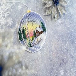 Cheapest ⌛ MP Studia - Winter Landscape P-331 / SR-331 Plastic Canvas Counted Cross Stitch Kit 🤩 -Crafts For Her Shop mp studia winter landscape p 331 sr 331 plastic canvas counted cross stitch kit14191253 a02NOWA