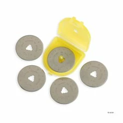 Promo 👍 OLFA Rotary Blade Refill 28mm 5/Pkg 🔔 -Crafts For Her Shop olfa rotary blade refill 28mm 5 pkg14099098 a02