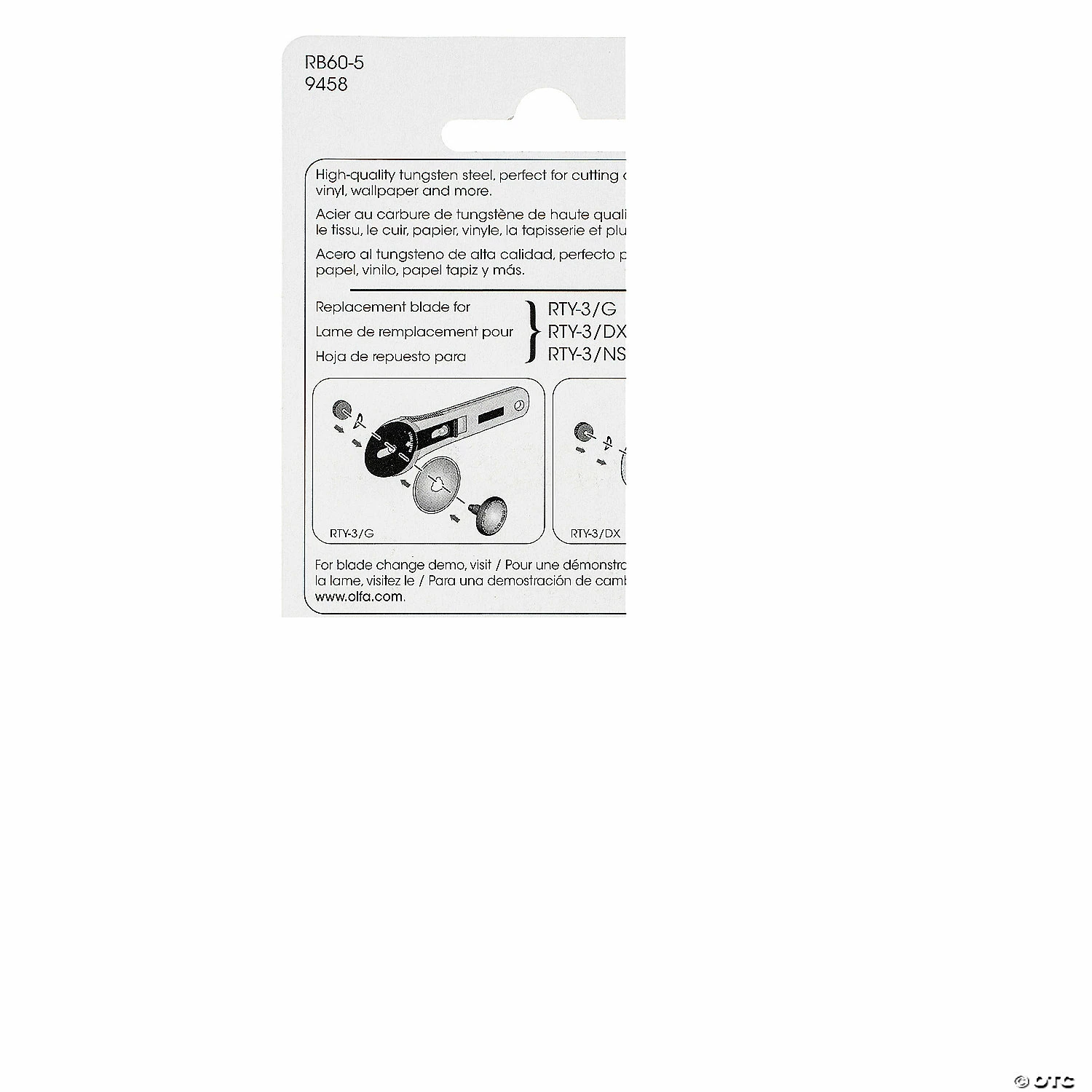 Hot Sale ๐ OLFA Rotary Blade Refill 60mm 5/Pkg โญ 4 Hot Sale ๐ OLFA Rotary Blade Refill 60mm 5/Pkg โญ - Image 2
