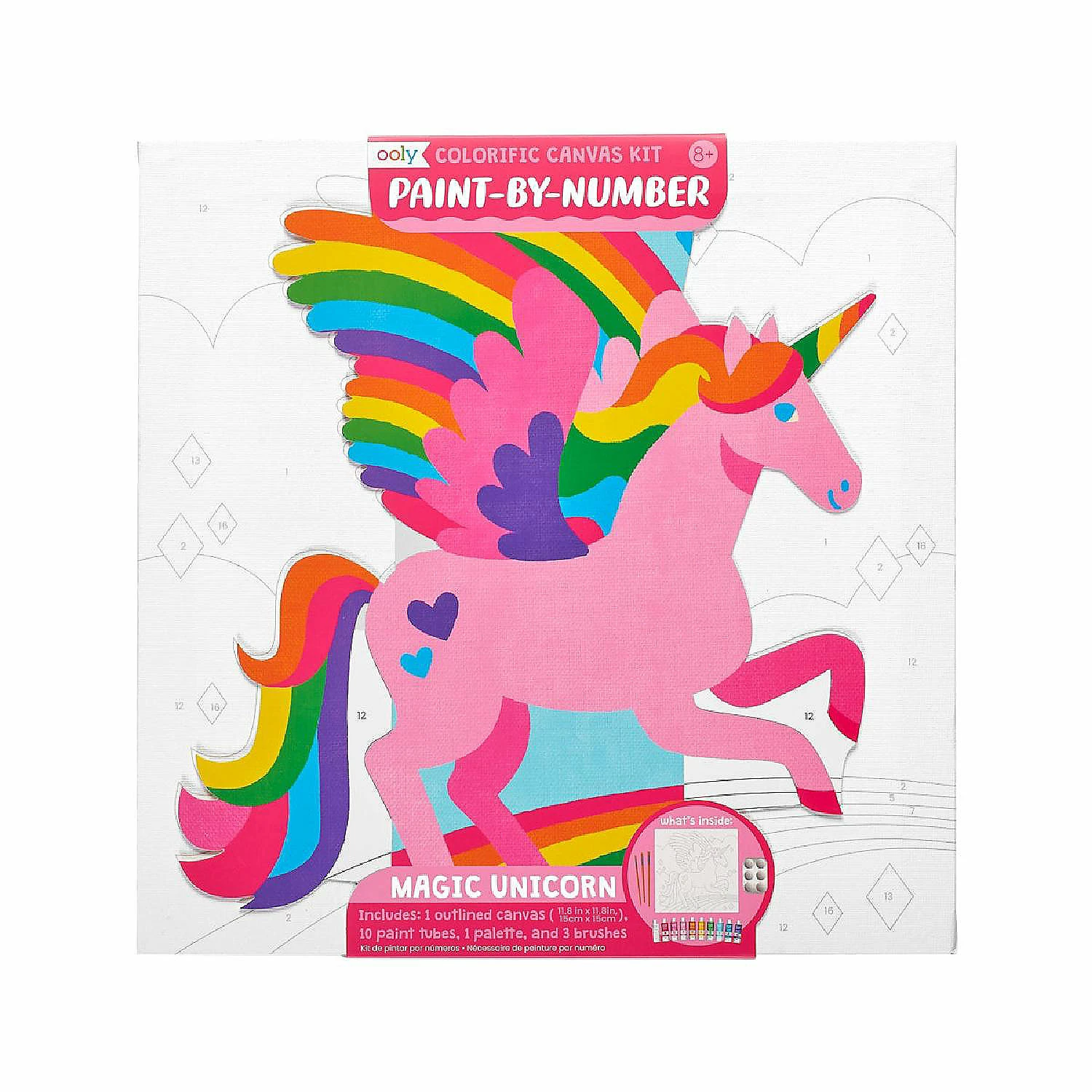 Best Sale ✔️ OOLY Colorific Canvas Paint by Number Kit (Magic Unicorn) ⌛ 3 Best Sale ✔️ OOLY Colorific Canvas Paint by Number Kit (Magic Unicorn) ⌛