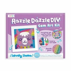 Best Sale 👏 OOLY Razzle Dazzle DIY Gem Art Kit - Lovely Llama 😀