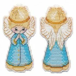 Best deal ❤️ Oven - 🎄 Christmas tree toy. Angel 1363 Plastic Canvas Counted Cross Stitch Kit 🥰