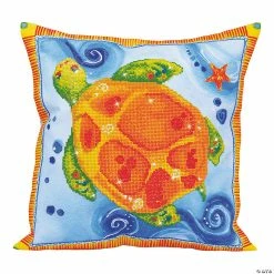 Best Sale 🎁 Pillow Embroidery Kit-Turtle Journey 🧨