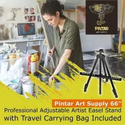 Wholesale ๐ Pintar Art Supply Professional Adjustable Artist Easel Stand with Travel Carrying Bag, Use as Drawing Easel Stand, or to Display Posters or Art ๐ 9 Wholesale ๐ Pintar Art Supply Professional Adjustable Artist Easel Stand with Travel Carrying Bag, Use as Drawing Easel Stand, or to Display Posters or Art ๐ -Crafts For Her Shop pintar art supply professional adjustable artist easel stand with travel carrying bag use as drawing easel stand or to display posters or art14193364 a03NOWA