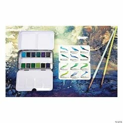 Coupon 🔔 Prima Watercolor Confections Watercolor Pans - 12 Pack, Currents 🧨 -Crafts For Her Shop prima watercolor confections watercolor pans 12 pack currents14093209 a03