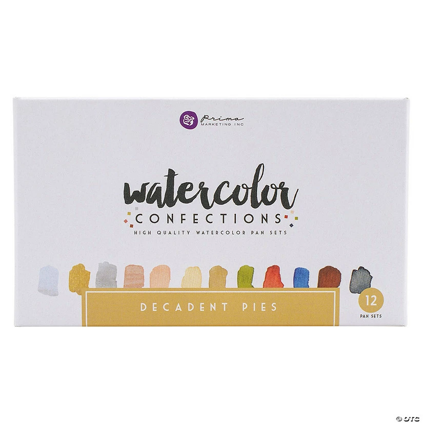 Wholesale โ Prima Watercolor Confections Watercolor Pans 12/Pkg-Decadent Pies ๐ 3 Wholesale โ Prima Watercolor Confections Watercolor Pans 12/Pkg-Decadent Pies ๐