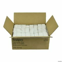 Cheapest ⭐ Sculpey Original Polymer Clay 24lbs-White 🥰