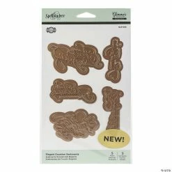 Coupon 🥰 Spellbinders Glimmer Hot Foil Plate - Elegant Occasion Sentiments ✔️