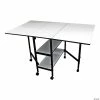 Coupon 👏 Sullivans Home Hobby Adjustable Height Foldable Table - 59"x35.8" 🤩 -Crafts For Her Shop sullivans home hobby adjustable height foldable table 59x35 814094264