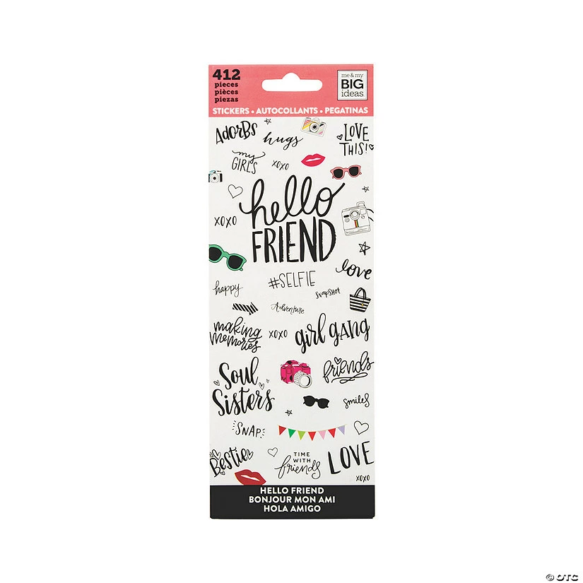 Best deal 🥰 The Happy Planner® Hello Friend Stickers 🧨 3 Best deal 🥰 The Happy Planner® Hello Friend Stickers 🧨