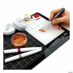 Hot Sale 💯 Tim Holtz Travel Glass Media Mat 10.25"X15.5" 🎉 -Crafts For Her Shop tim holtz travel glass media mat 10 25x15 514098715 a02