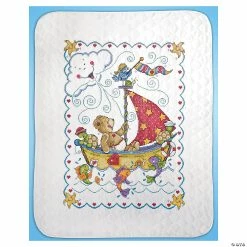 Wholesale 🥰 Tobin Stamped Quilt Cross Stitch Kit 34"X43"-Sail Away 🔥
