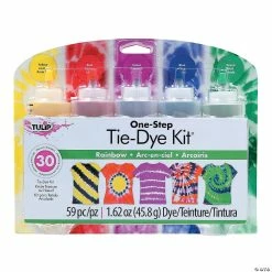 Promo 🔔 Tulip® One-Step 5-Color Rainbow Tie-Dye Kit® 👏