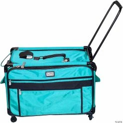 Promo ❤️ TUTTO Machine On Wheels Case- Turquoise 👏