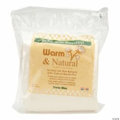 Buy 😀 Warm Company Warm & Natural Cotton Batting - Twin Size, 72" x 90" ✔️
