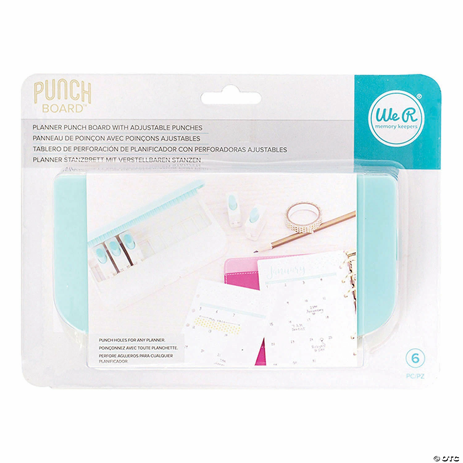 Best Sale ❤️ We R Planner Punch Board W/Standard Hole Punches 6/Pkg 💯 4 Best Sale ❤️ We R Planner Punch Board W/Standard Hole Punches 6/Pkg 💯 - Image 2