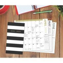 New ๐ Willow Creek Press Black Stripe 2022-23 2-year Pocket Pln ๐