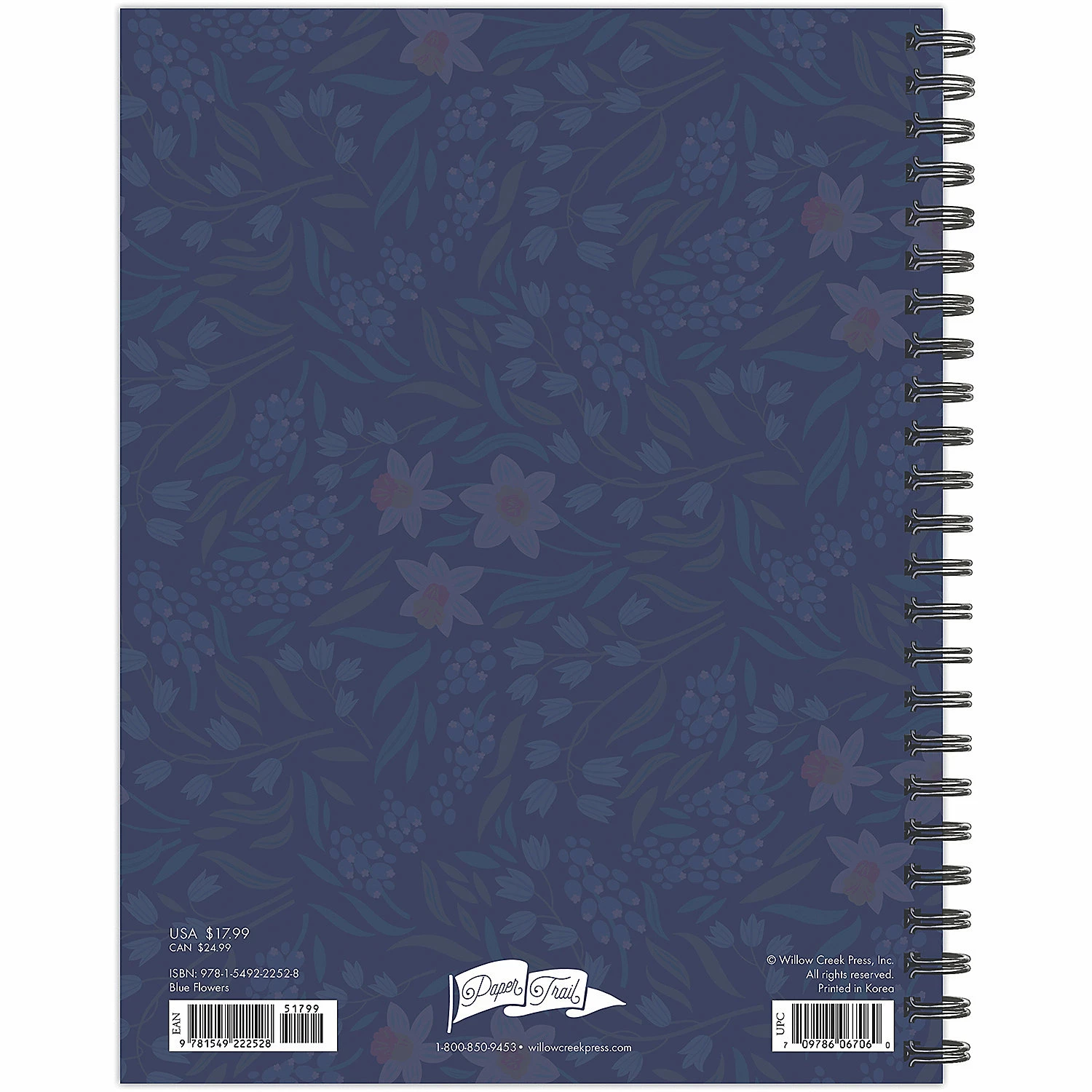 Buy ๐ Willow Creek Press Blue Flowers 65x85 Softcover Weekly Pln โค๏ธ 4 Buy ๐ Willow Creek Press Blue Flowers 65x85 Softcover Weekly Pln โค๏ธ - Image 2