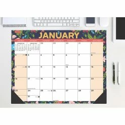 Hot Sale ๐ Willow Creek Press Spring Floral 22 x 17 Large Mon Deskpad ๐