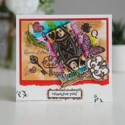 Cheapest ✨ Woodware Craft Collection Woodware Clear Singles Queen of Hearts 4 in x 6 in Stamp 😉 -Crafts For Her Shop woodware craft collection woodware clear singles queen of hearts 4 in x 6 in stamp14163687 a02NOWA